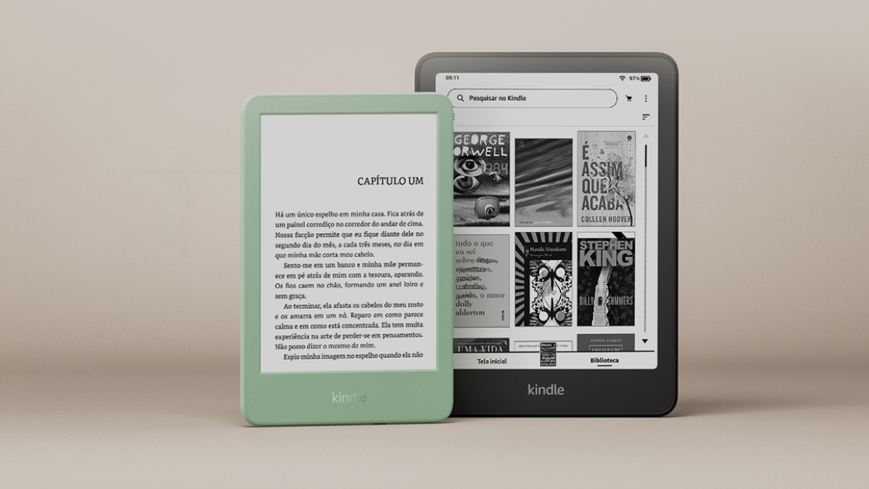 Conheça a nova linha Kindle, que inclui o primeiro Kindle colorido Conheça a nova linha Kindle, que inclui o primeiro Kindle colorido
